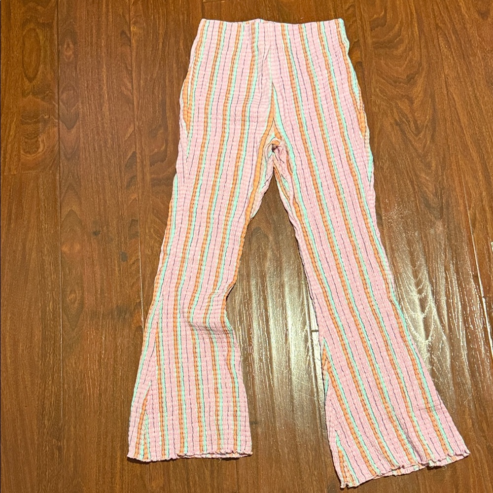 Free People Striped Bottoms - Pink, Orange, Green